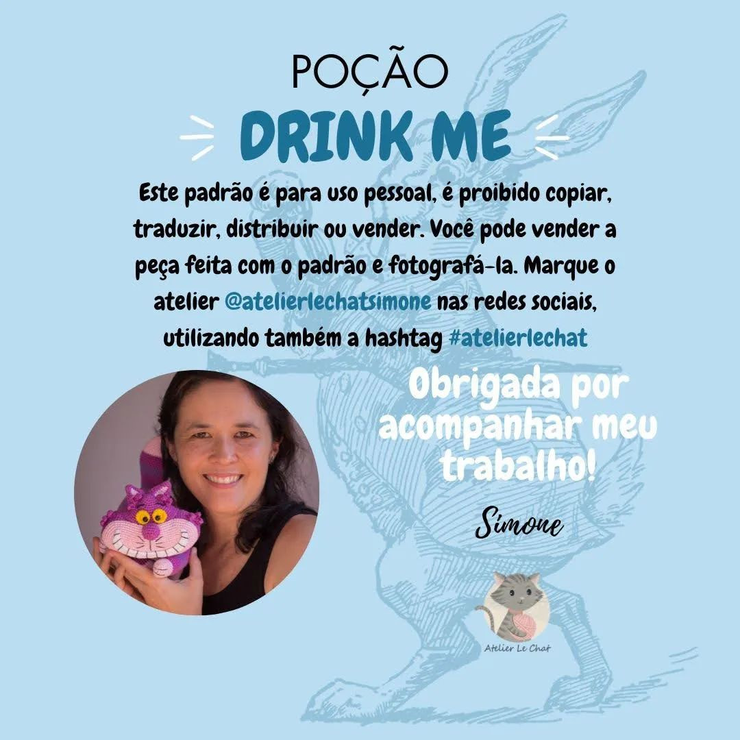 🩵Receita gratuita - poção Drink Me 🩵