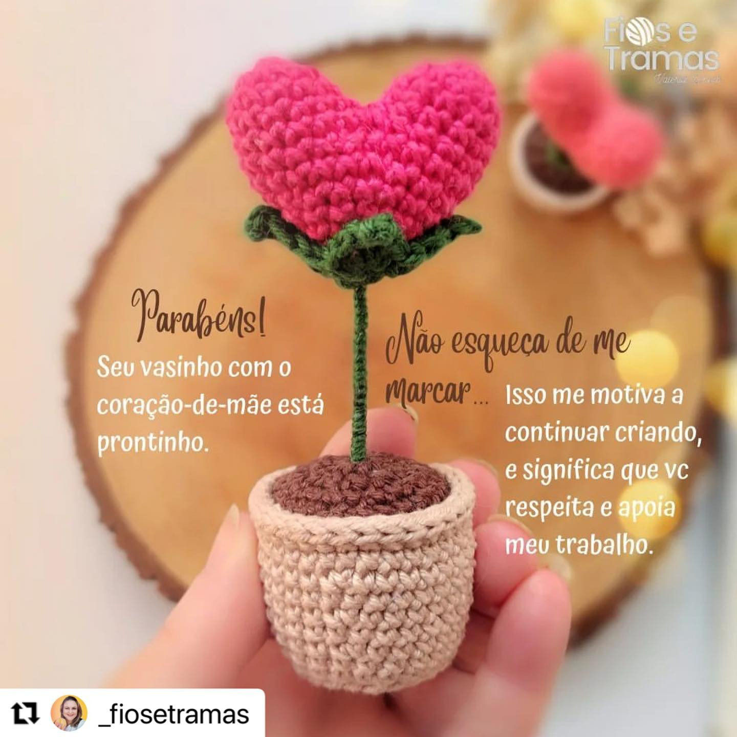 RECEITA GRATUITA
Já nos adiantando pensando aquele presente criativo para as mamães