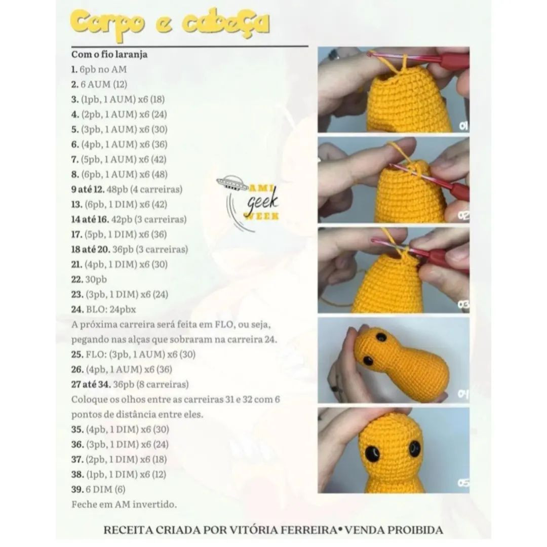 Receita gratuita❤️
Que fofo!
Por @amigurumisdavit
Por favor!
Não deixe de visitar e curtir a página da Artesã para ficarem por dentro das novidades!
Quando fizerem a receita não esqueçam de marcar a Artesã! 😉😊❤️