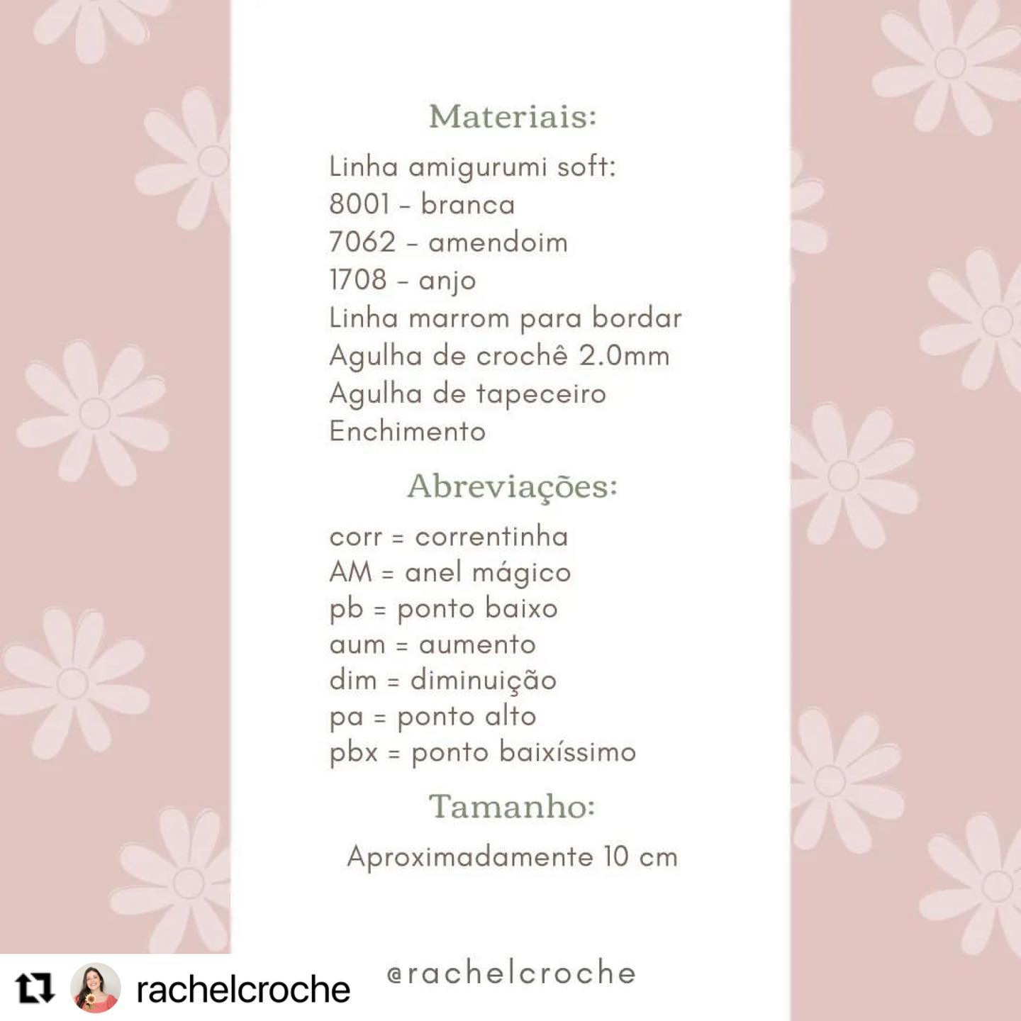 RECEITA GRATUITA
Receitinha fofa da @rachelcroche

Apaixonada nesse mini 🐻