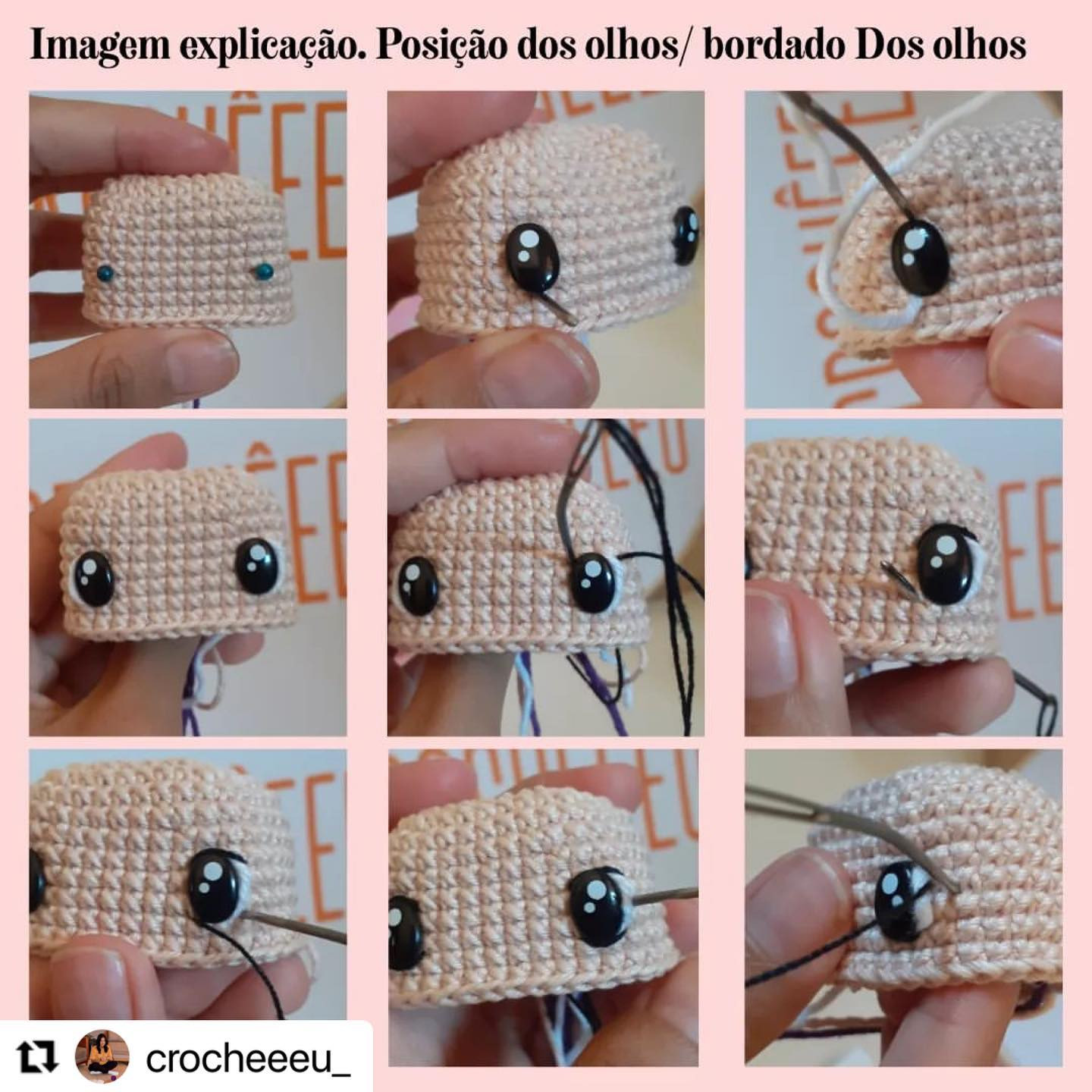 RECEITA GRATUITA
Receitinha Minigeek da @crocheeeu_

Já estão seguindo ela? Sigam lá que tem muitas novidades.