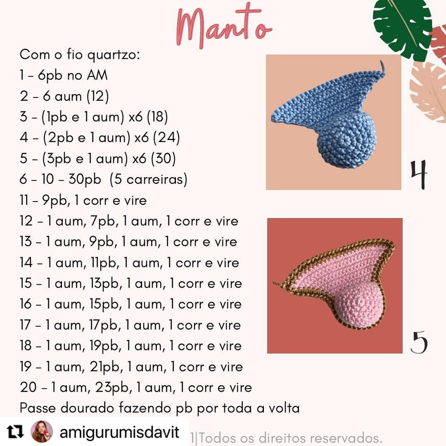 RECEITA GRATUITA

Receitinha Terço Mini Santinha da @amigurumisdavit