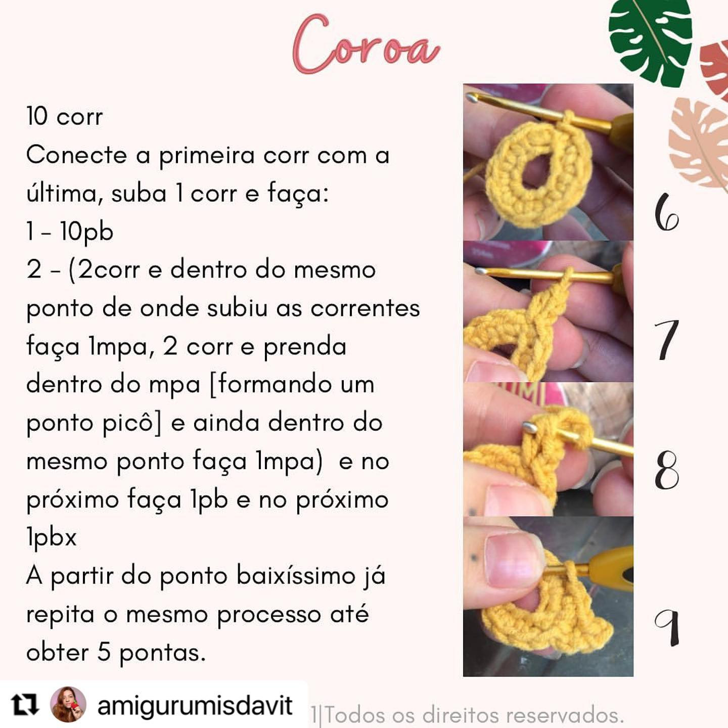 RECEITA GRATUITA

Receitinha Terço Mini Santinha da @amigurumisdavit