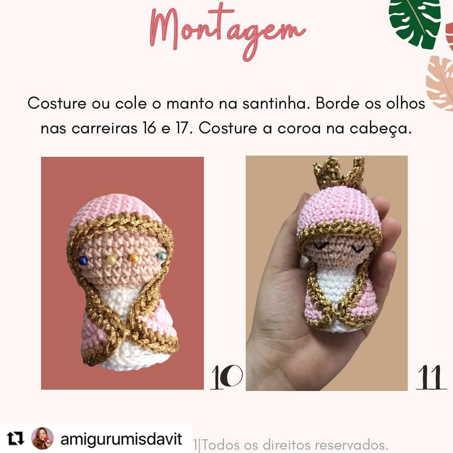 RECEITA GRATUITA

Receitinha Terço Mini Santinha da @amigurumisdavit