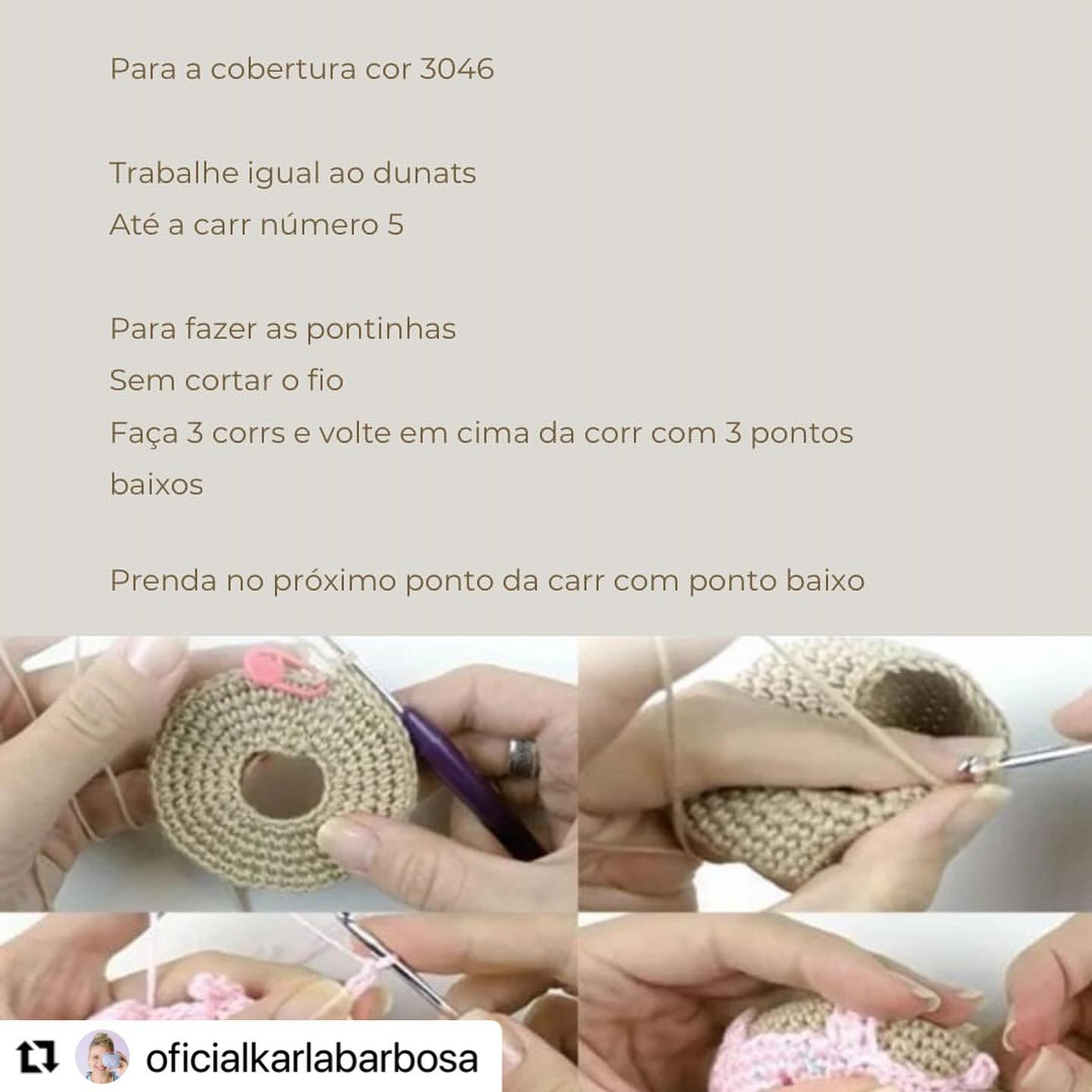 RECEITA GRATUITA

Um Deliciaaa 🍩

Receitinha 🍩 da @oficialkarlabarbosa
AMEI!!!😍