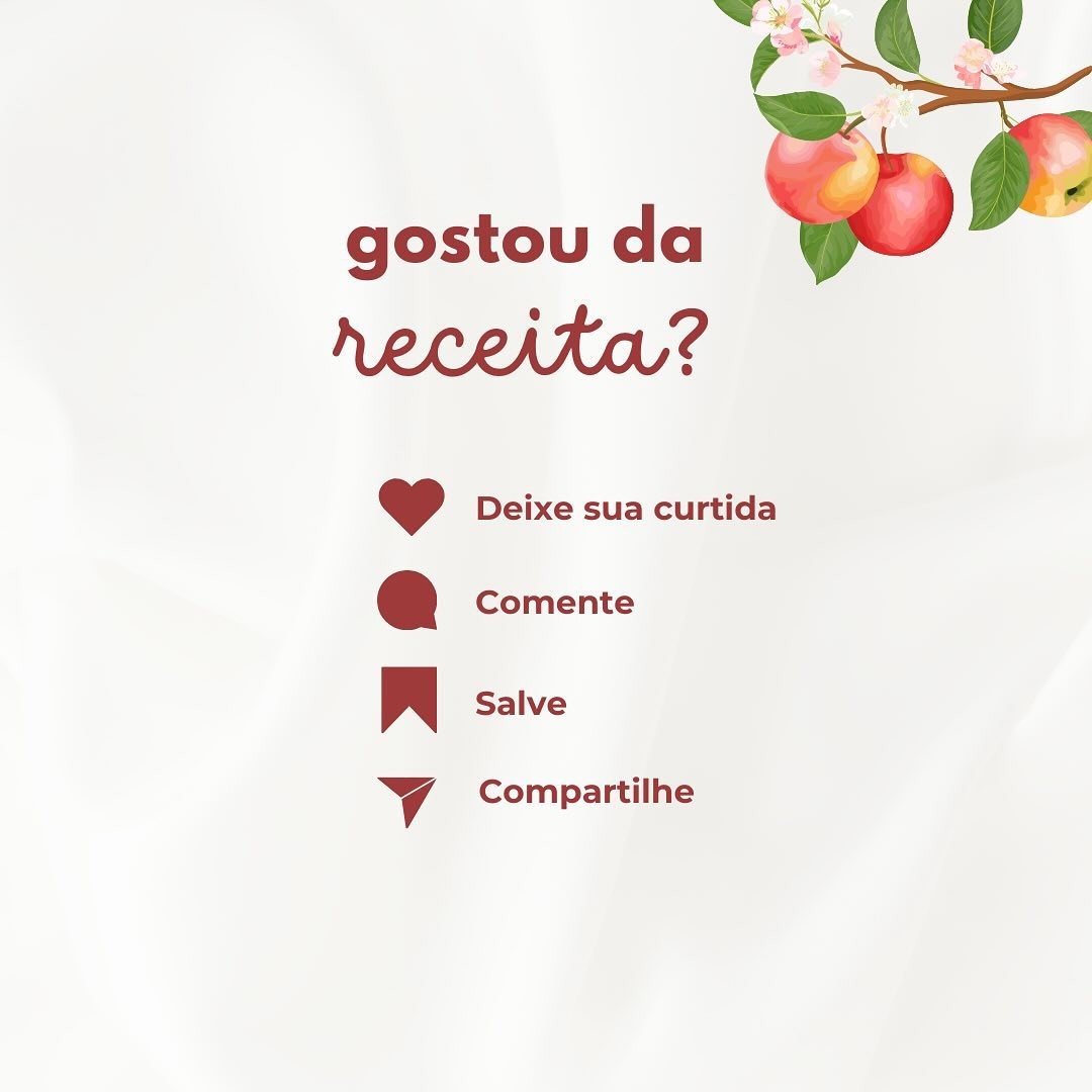 Segunda-feira boa é uma segunda com receitinha gratuita, né? ☺️😮‍💨