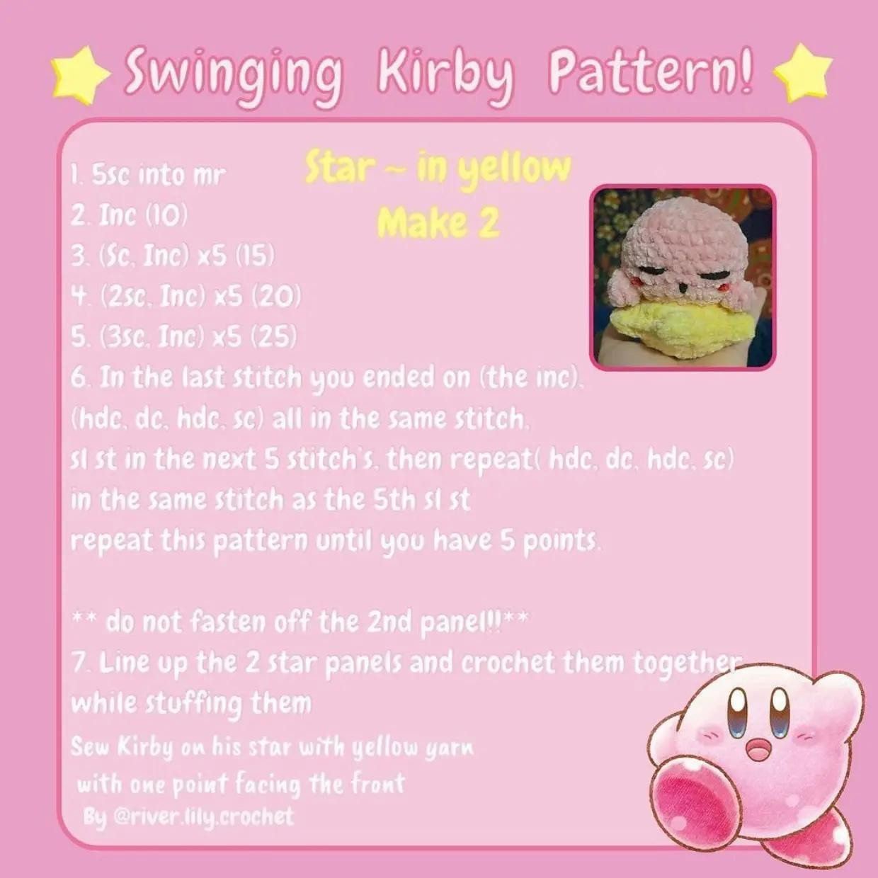 swinging  kirby pattern