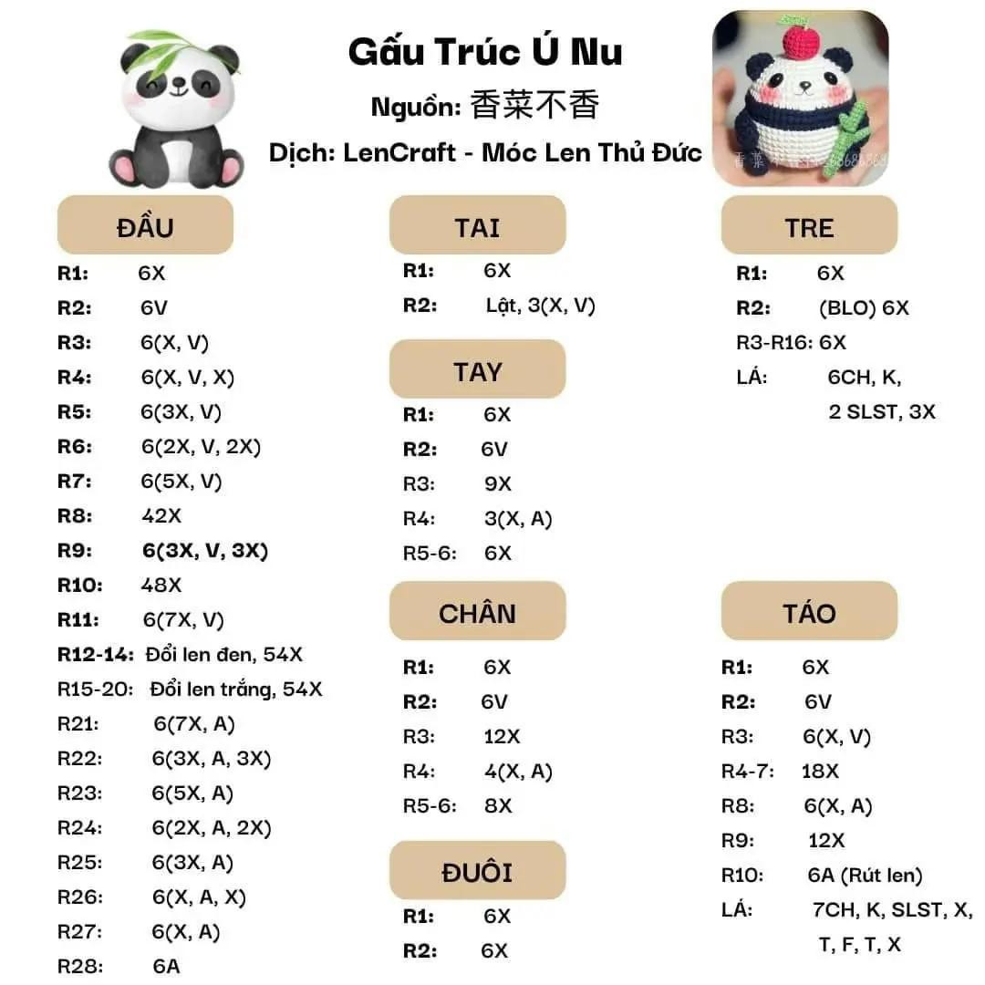 thỏ ú, gấu trúc ú nú, chart xink ui