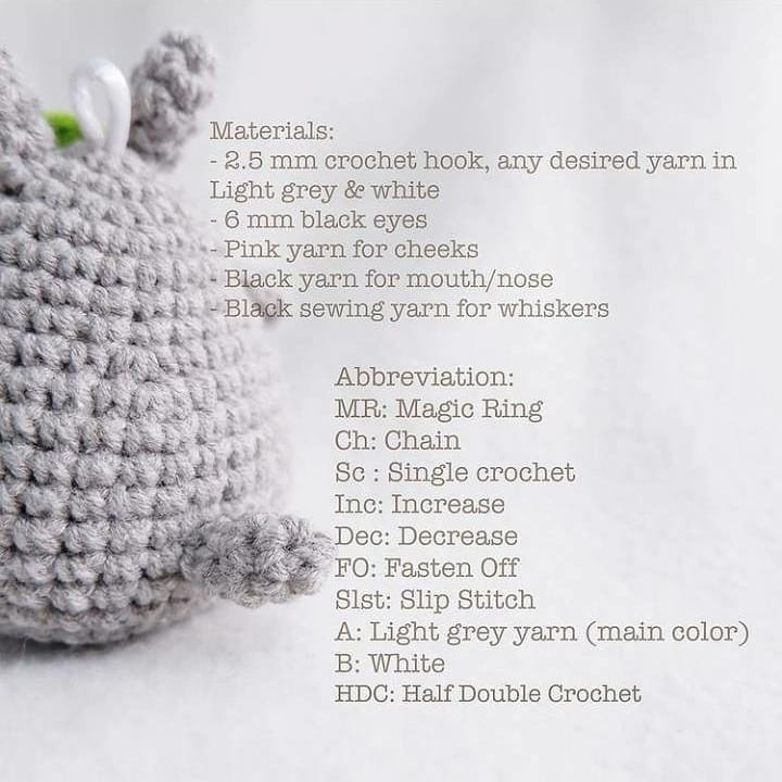 totoro free crochet pattern