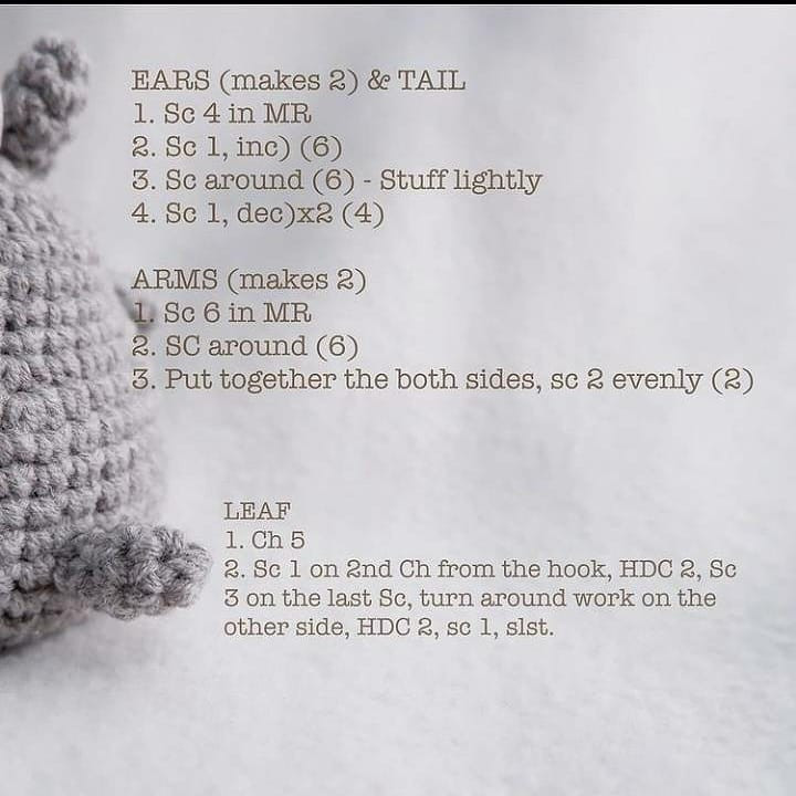 totoro free crochet pattern