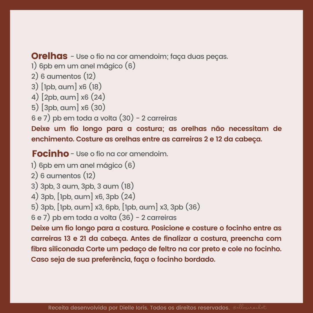 ✨ Urso Antônio - Receita Gratuita! ✨

Neste mês de janeiro, o Elle's Crochet está comemorando 6 anos de página! E, com isso, gostaria de relembrar com vocês algumas de minhas receitas gratuitas de maior sucesso!