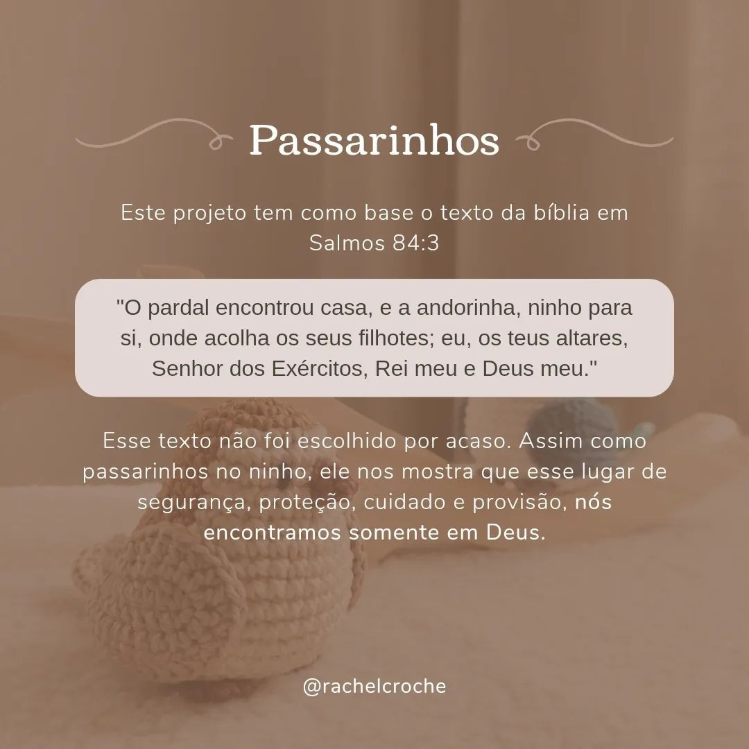 🌱Vamos juntas compartilhar essa receita e essa mensagem?

Ebook - Passarinhos 🐦