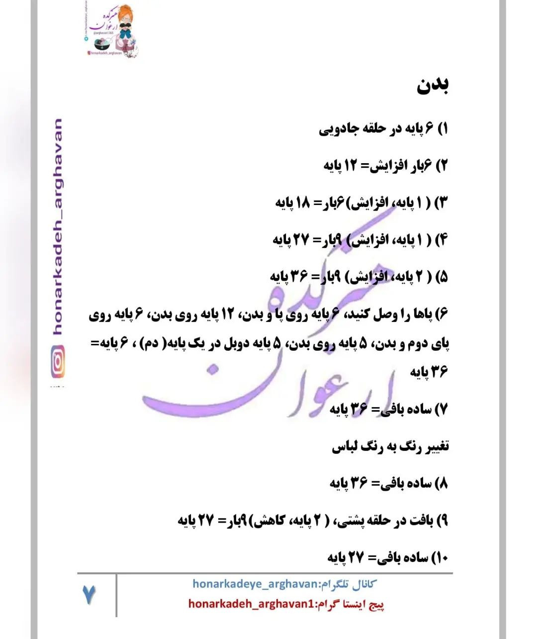 این خرگوش رو خودم هم بافتم،عکسش تو پیج فروشم @aroosak_arghavan  هست،میتونی ببینی چقدر زیب