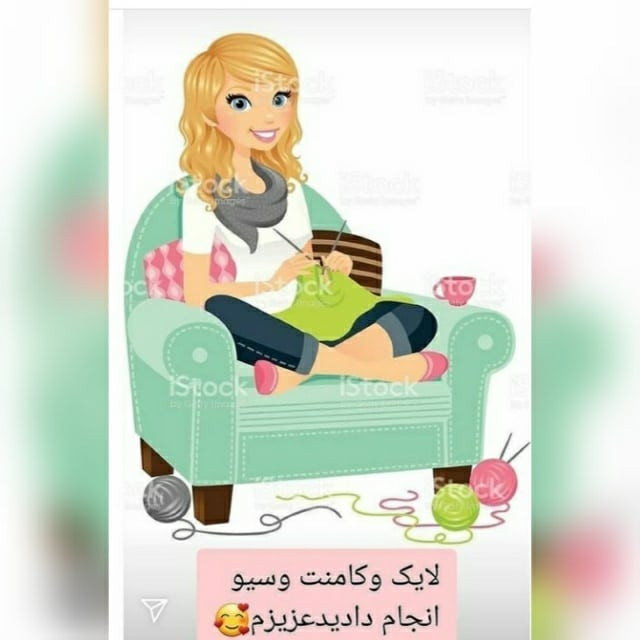 الگوی قلاب بافی برای مرغ زرد با منقار قرمز