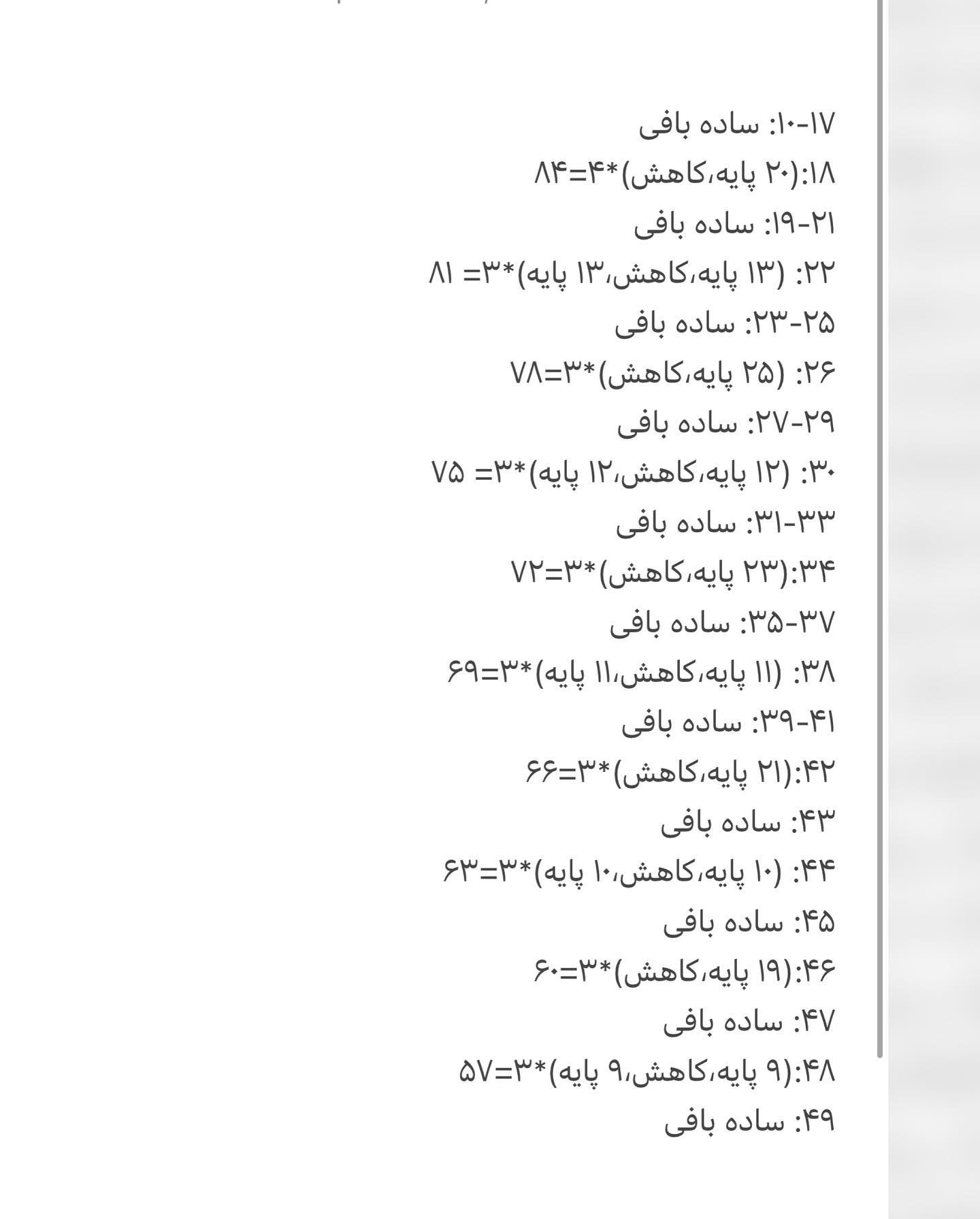 الگوی قلاب بافی گربه در حال نوشیدن چای.