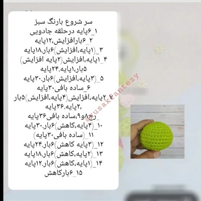 الگوی قلاب بافی قورباغه آبی با پیراهن قرمز.