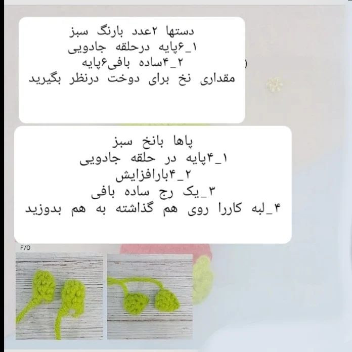 الگوی قلاب بافی قورباغه آبی با پیراهن قرمز.