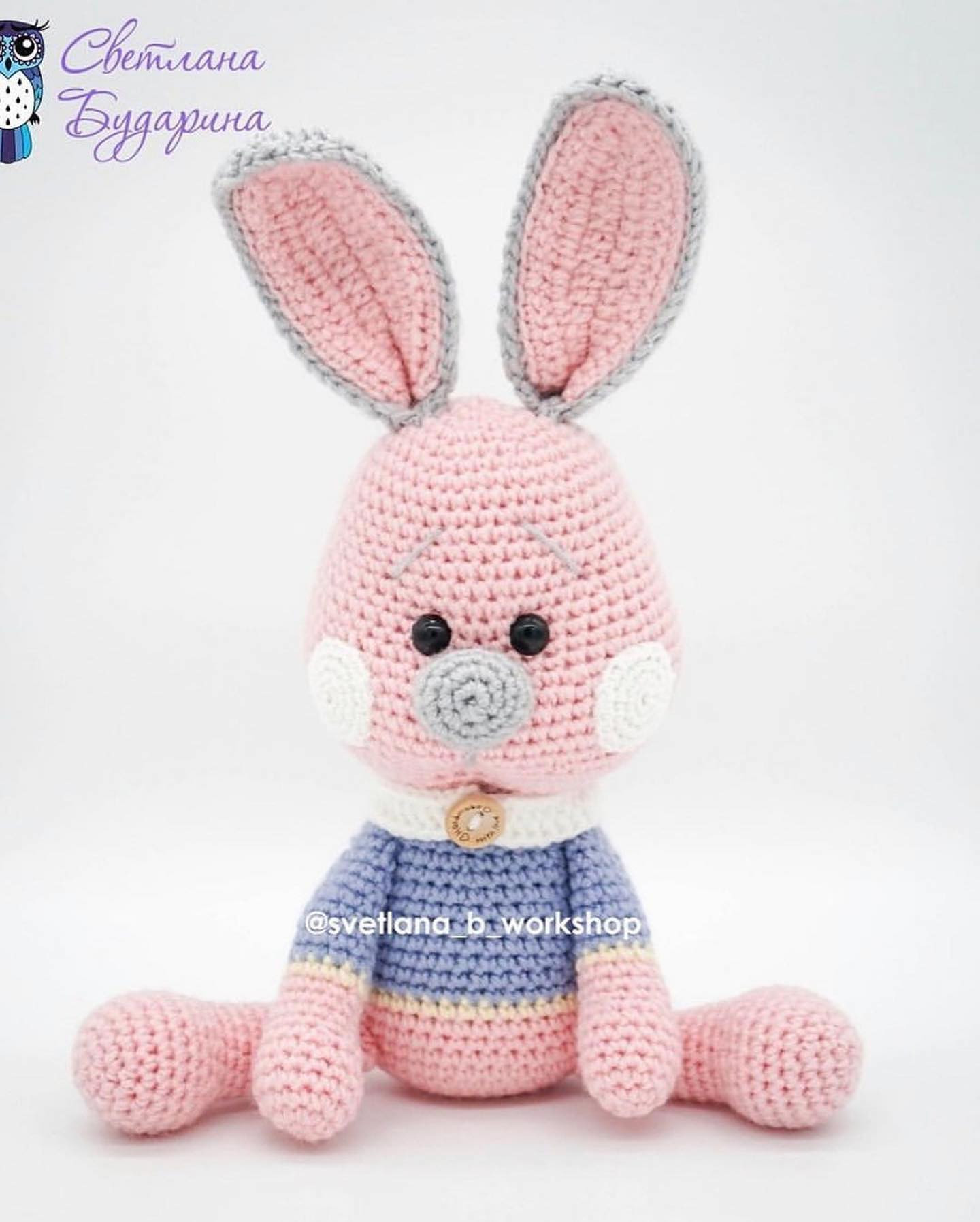 Бесплатный МК от автора @svetlana_b_workshop🐰 Одна основа для 4 разных игрушек#мк_собачки_амигуруми