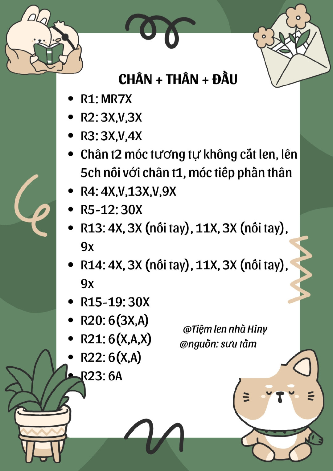 Chart Ninja của cải trắng dễ làm cho người mới học móc len  #đanlen  #crochet  #chart  #