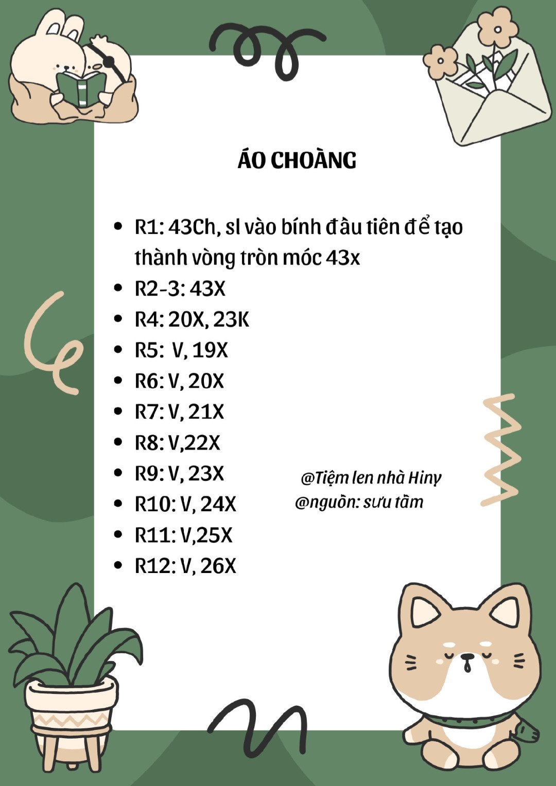 Chart Ninja của cải trắng dễ làm cho người mới học móc len  #đanlen  #crochet  #chart  #