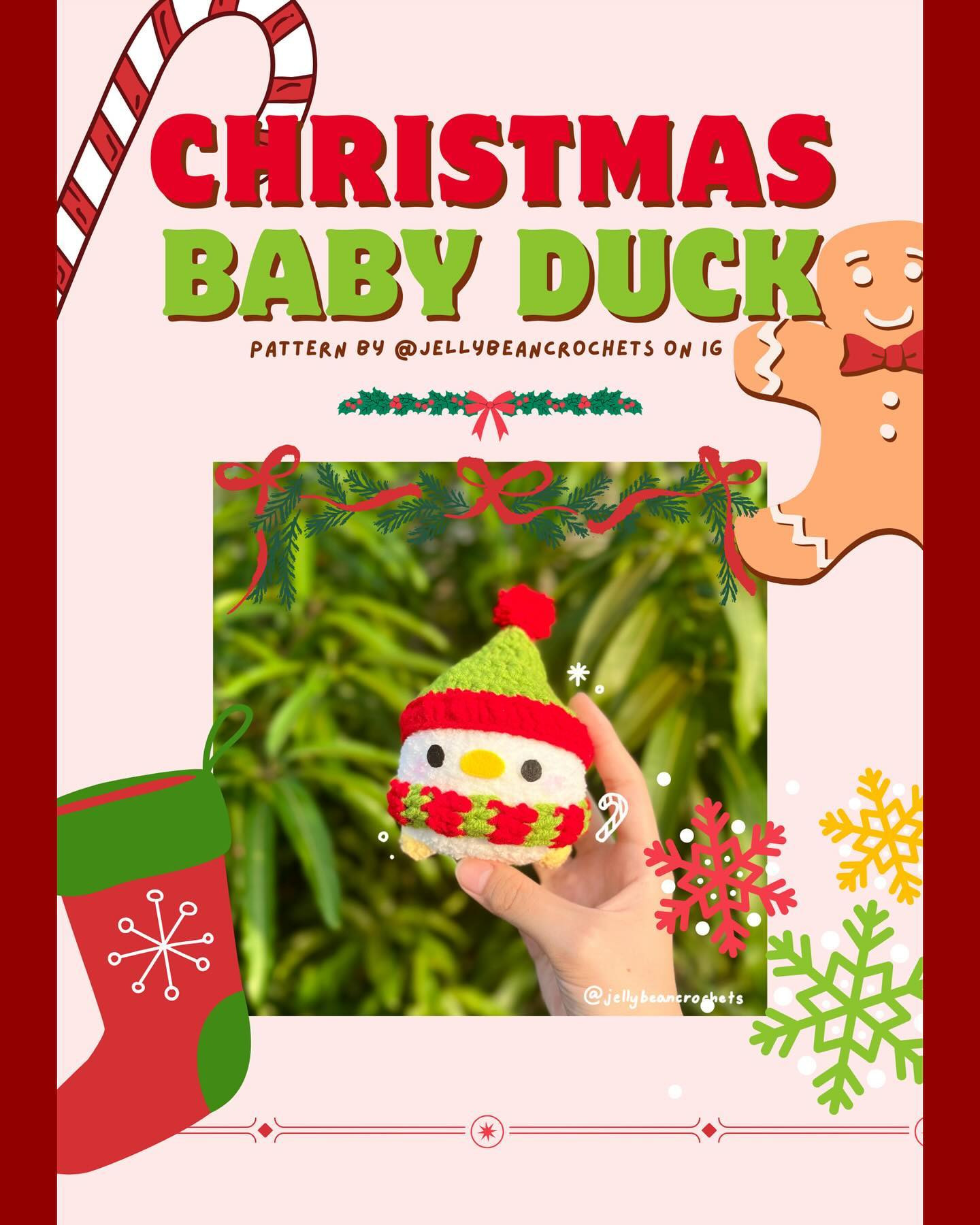 Christmas Duck Free Pattern