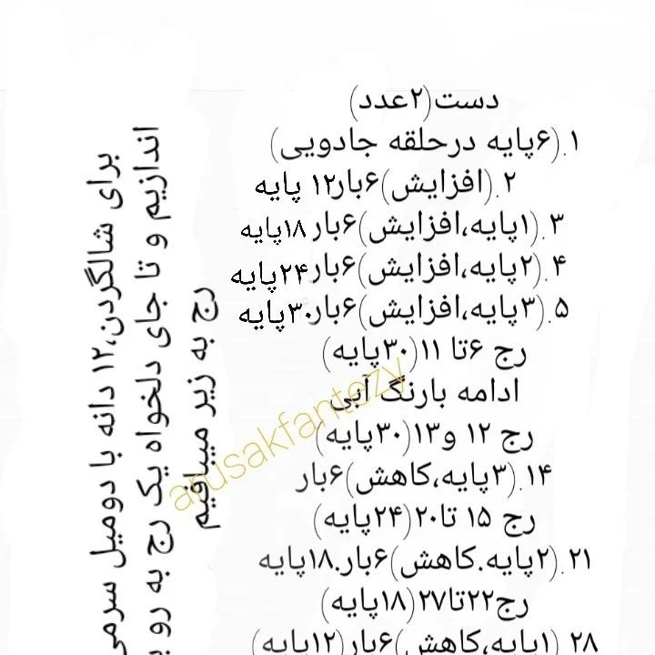 دستور بافت خرگوش🐇 قشنگمون،هزینشو لطفا با لایک،کامنت،سیو،فالو،پرداخت کنین🤗⚘#آموزش عروسکب