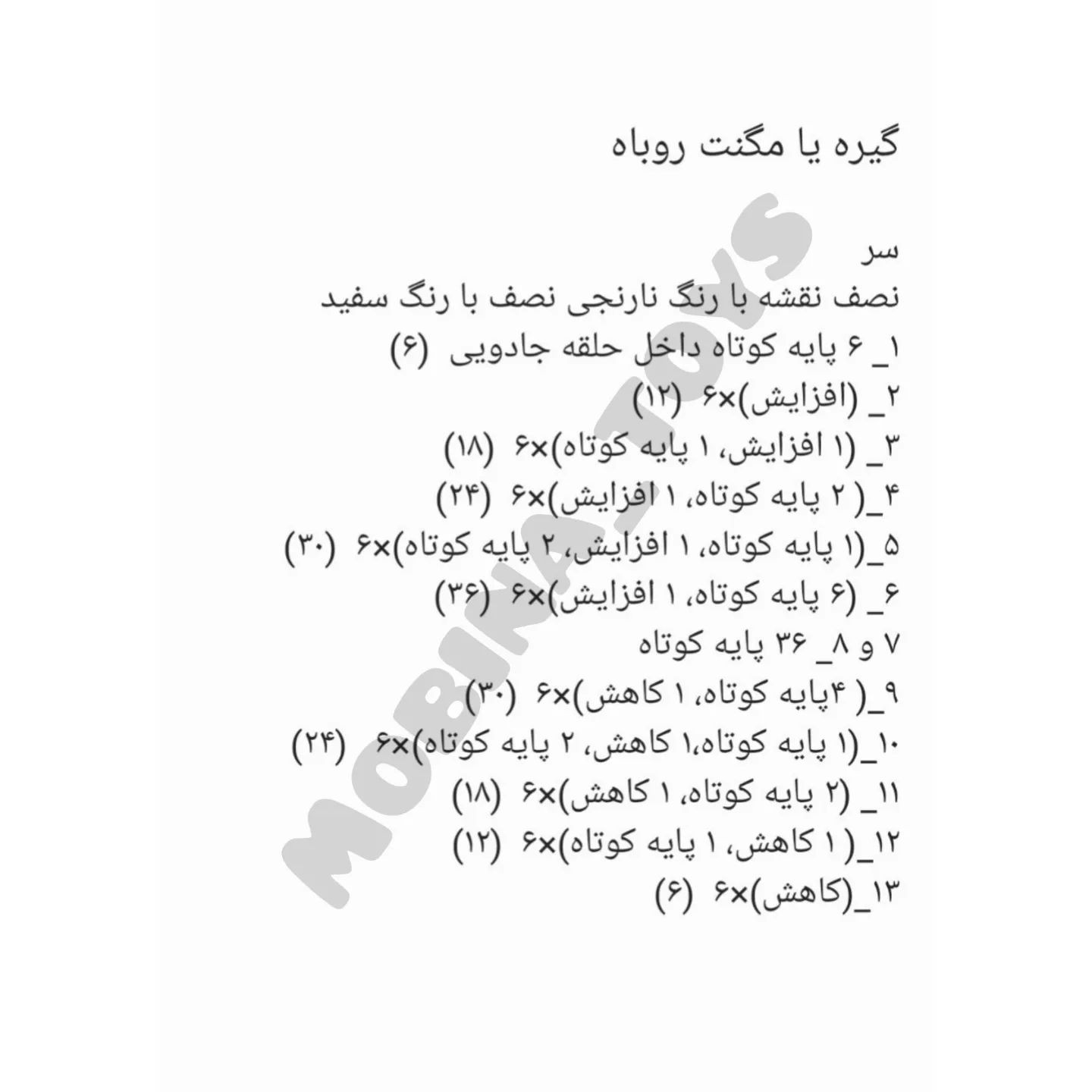 دستور بافت رایگان گیره یا مگنت روباهبهترین گیفت برای مراسم هاتون ببین چه حیوون دیگه هم می