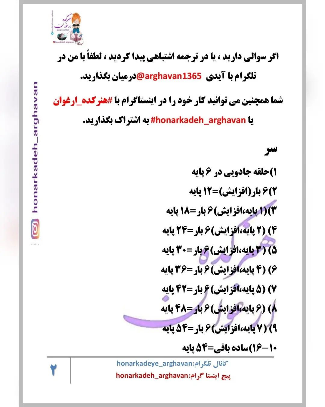 دستور بافت سگ خجالتی🌱ببافید و هرجا اشکالی داشتید یا تو ترجمه اشتباهی دیدید به من پیام بد