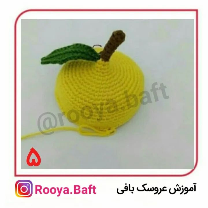 💗دستوربافت سیب برای سفره هفتسین💗با لایک وکامنت هاتون بهم انرژی بدین تا دستوربافت های بی