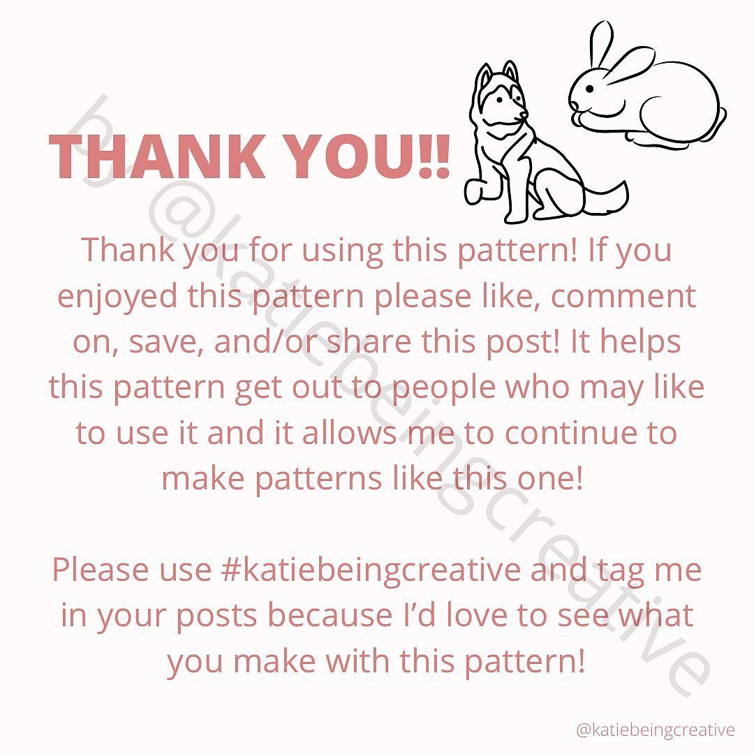 free 2 in 1 dog & bunny crochet pattern