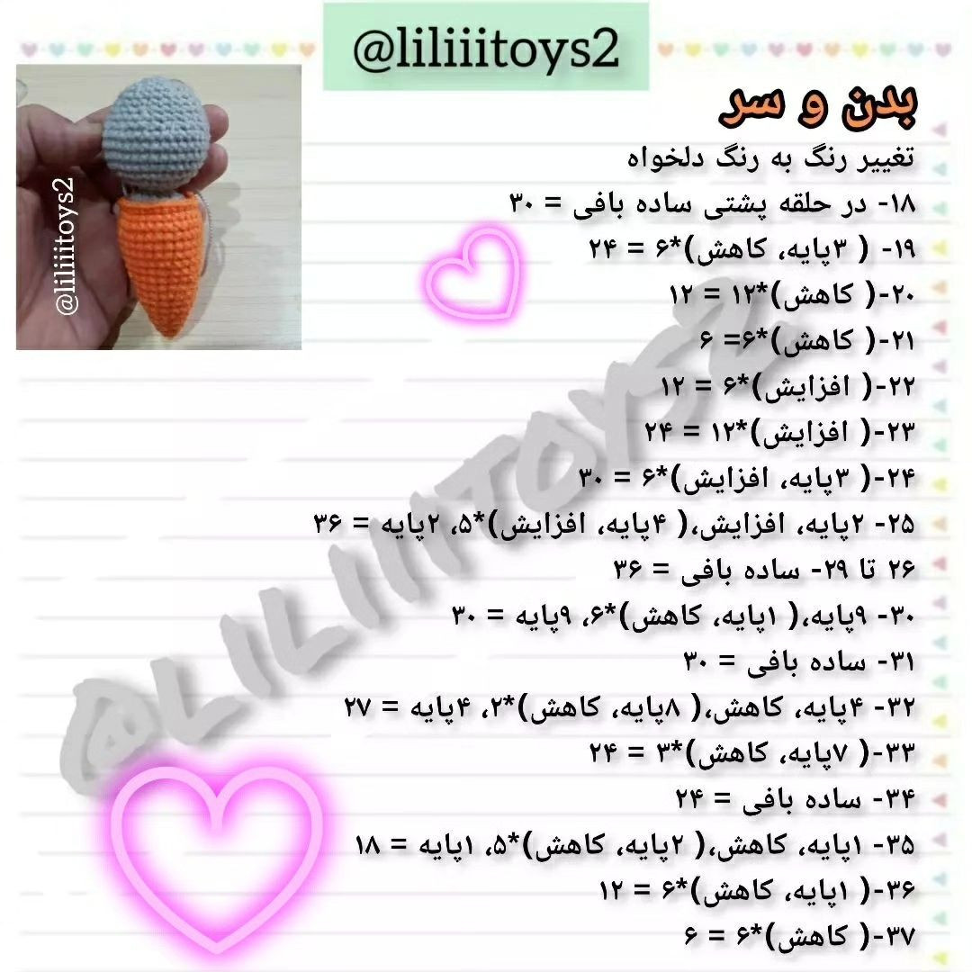 جاسوییچی بامزه 😍دستور بافت از پیج همکار عزیز@liliiitoys2#خرگوش #بافتنی #عروسک #عروسکبافی