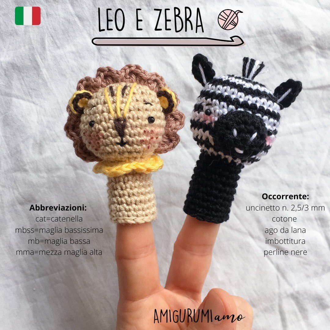 leo and zebra crochet pattern