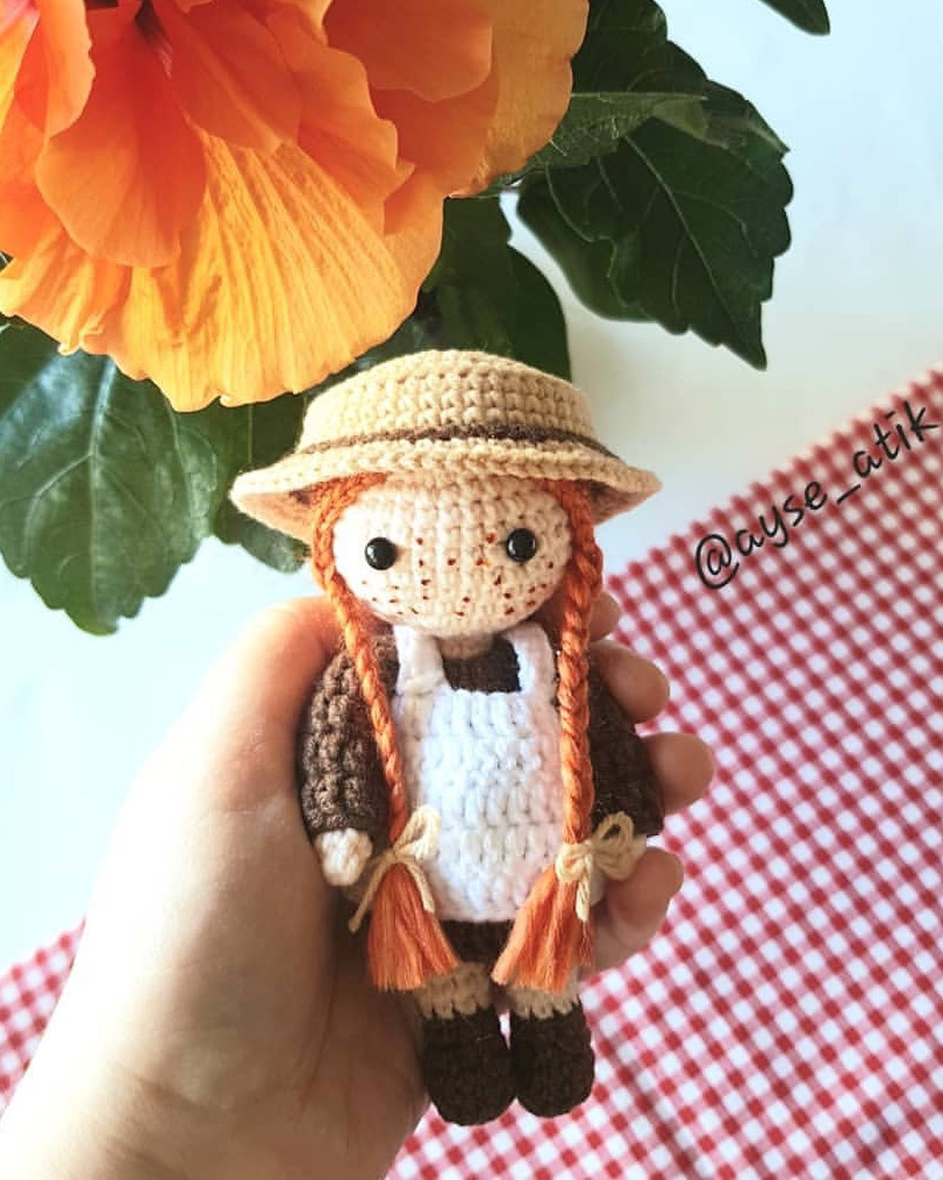 Малышка Энн от автора мк @ayse_atik 🌷Автор перевода @_i_love_amigurumi_ 🌺