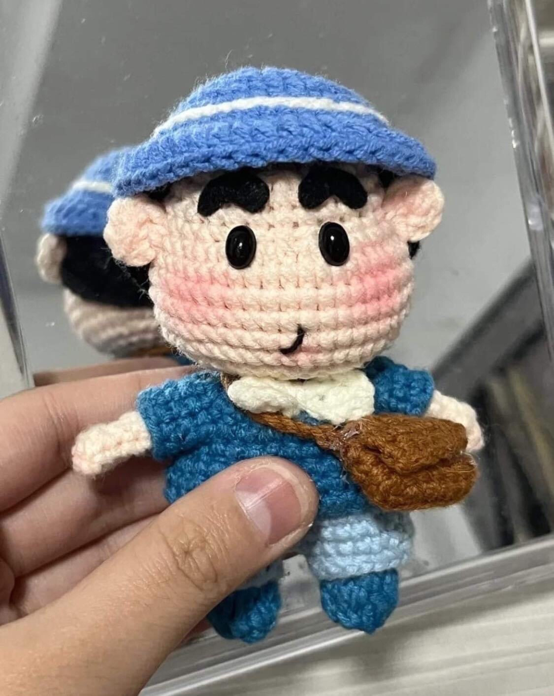 pencil boy crochet pattern