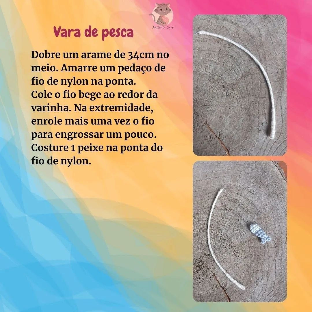 🐰Receita Gratuita 🐰 Acessórios de pesca e cesta de ovosSempre gosto de fazer uma receit