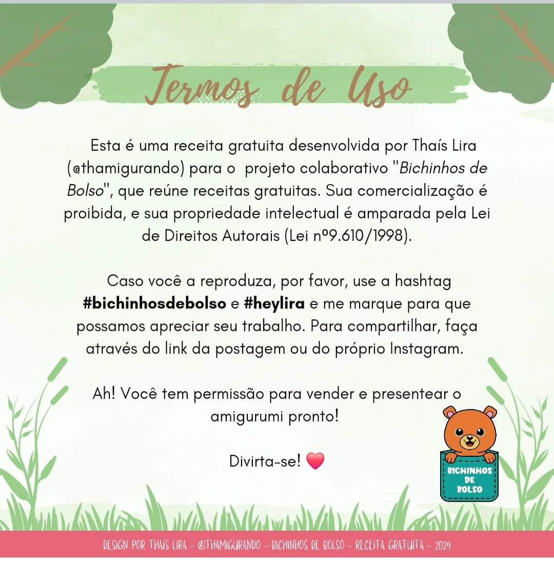 ✨️RECEITA GRATUITA - Heitor, o Leão, para a colab Bichinhos de Bolso | 1ªed. 🐻 #bichinho