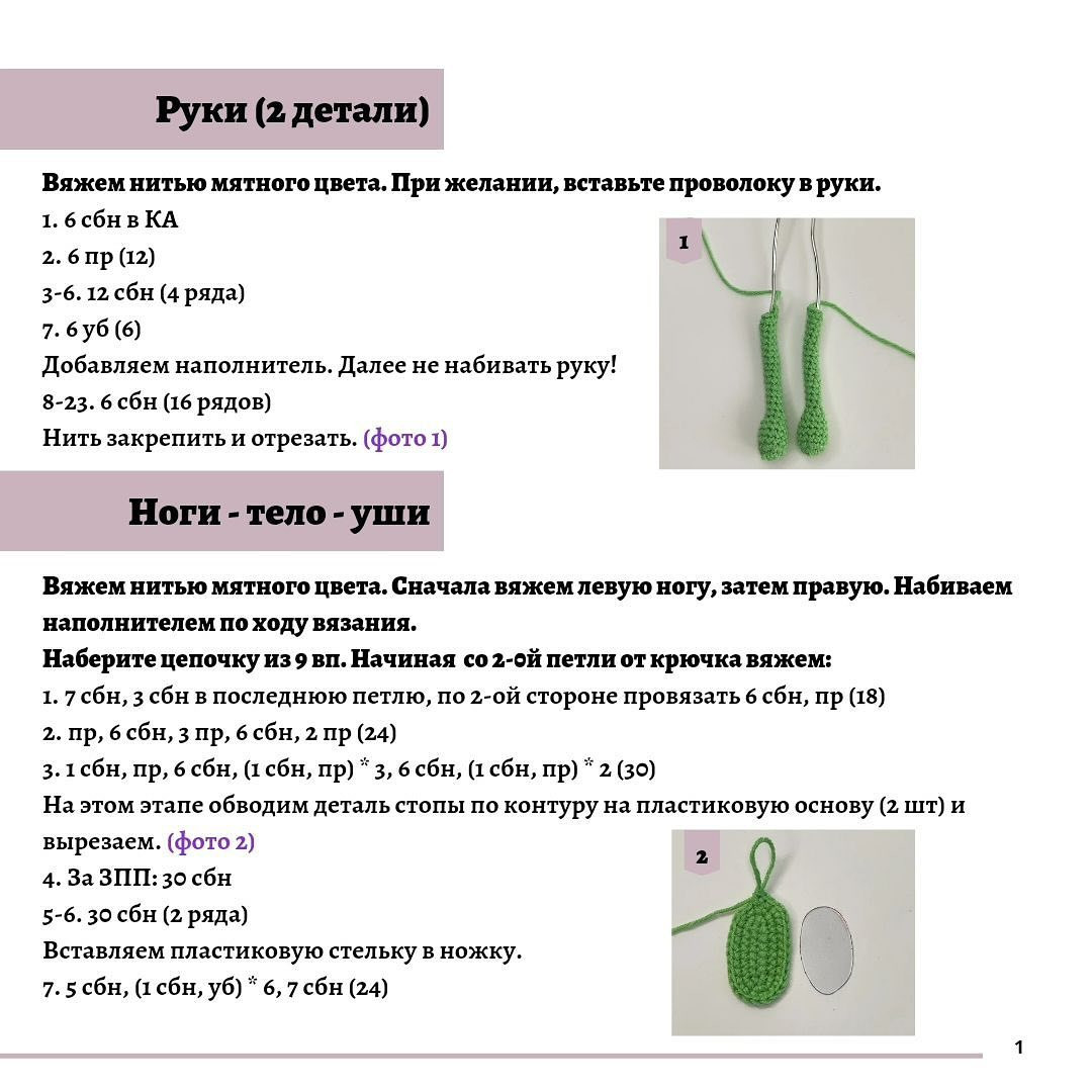 Схема вязания крючком голубого кролика с белыми глазами.