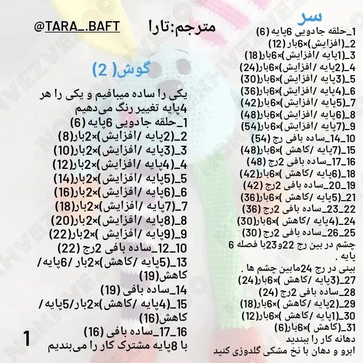 سلام دوستای عزیزم عصر زیباتون بخیر اومدم با یه ترجمه دیگه بازم خرگوش 😅رنگ رنگی و جذاب 🥰