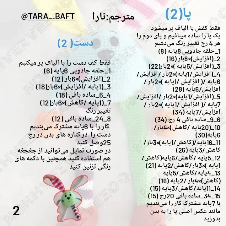 سلام دوستای عزیزم عصر زیباتون بخیر اومدم با یه ترجمه دیگه بازم خرگوش 😅رنگ رنگی و جذاب 🥰