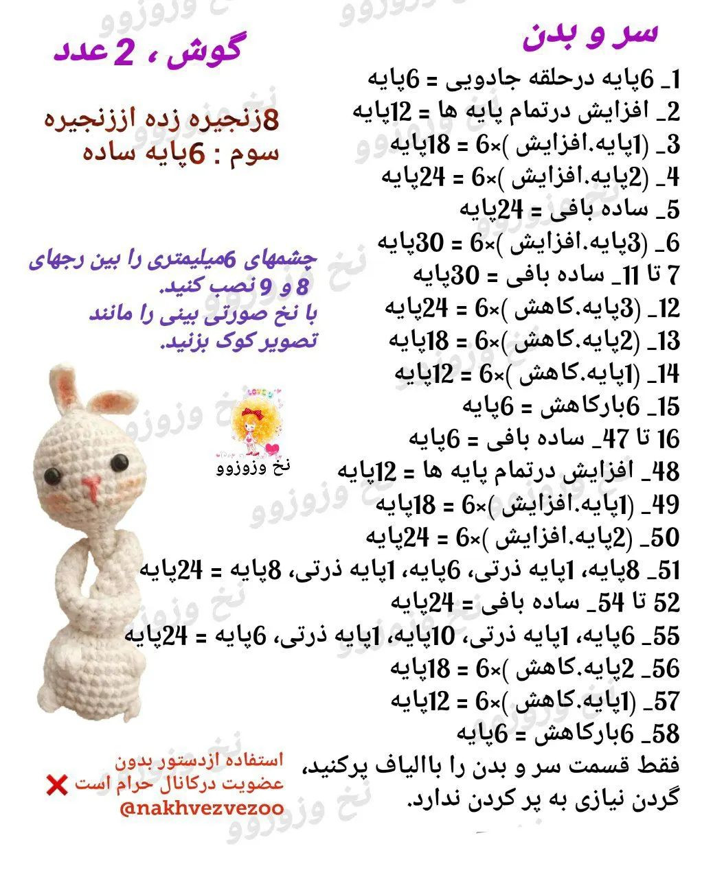 سلام خوشگلا🙋‍♀️دستور بافت دو عروسک گره ای ترند این روزا تقدیم نگاهتون😍لطفا لایک❤️ و کام