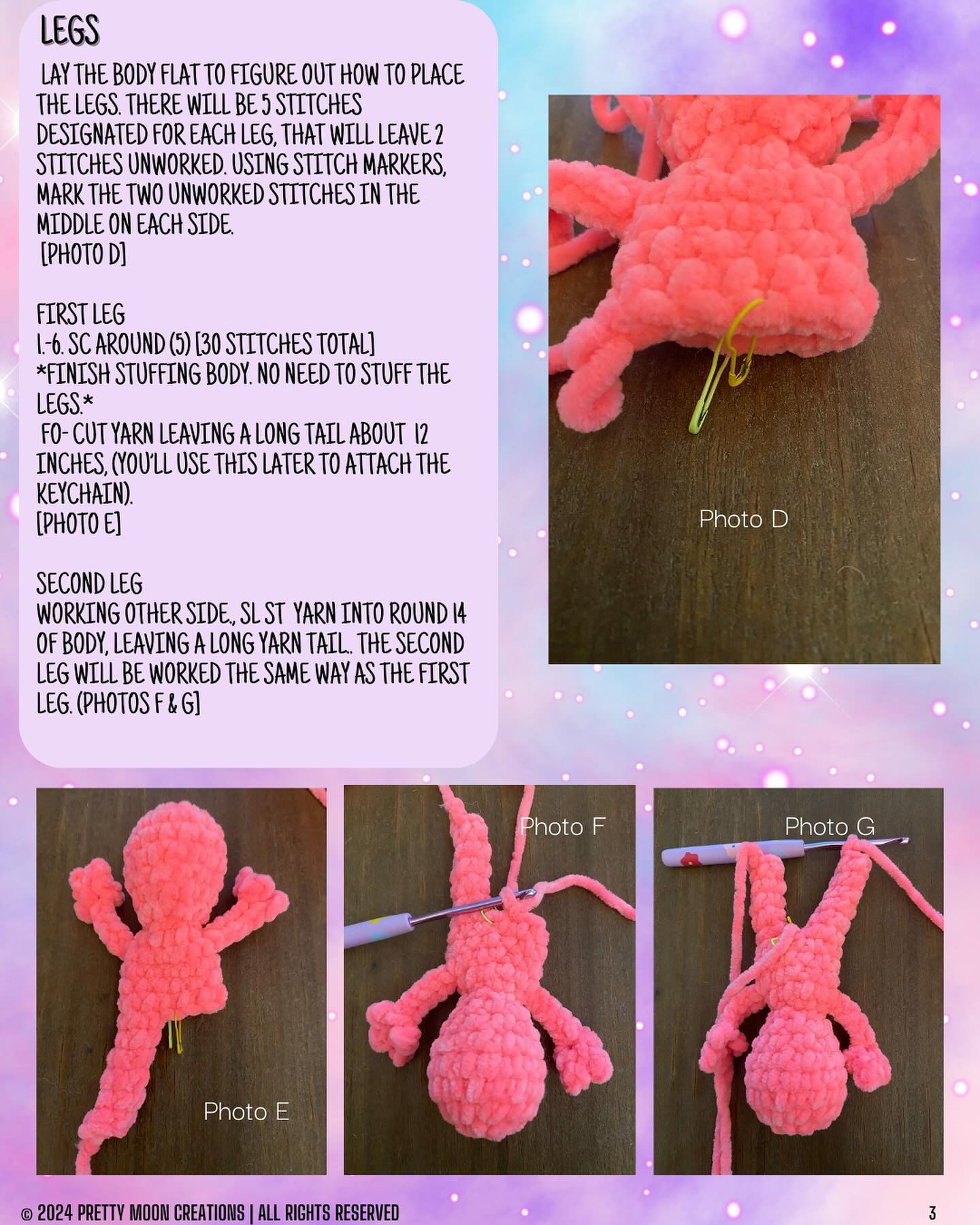 alien keychain free pattern