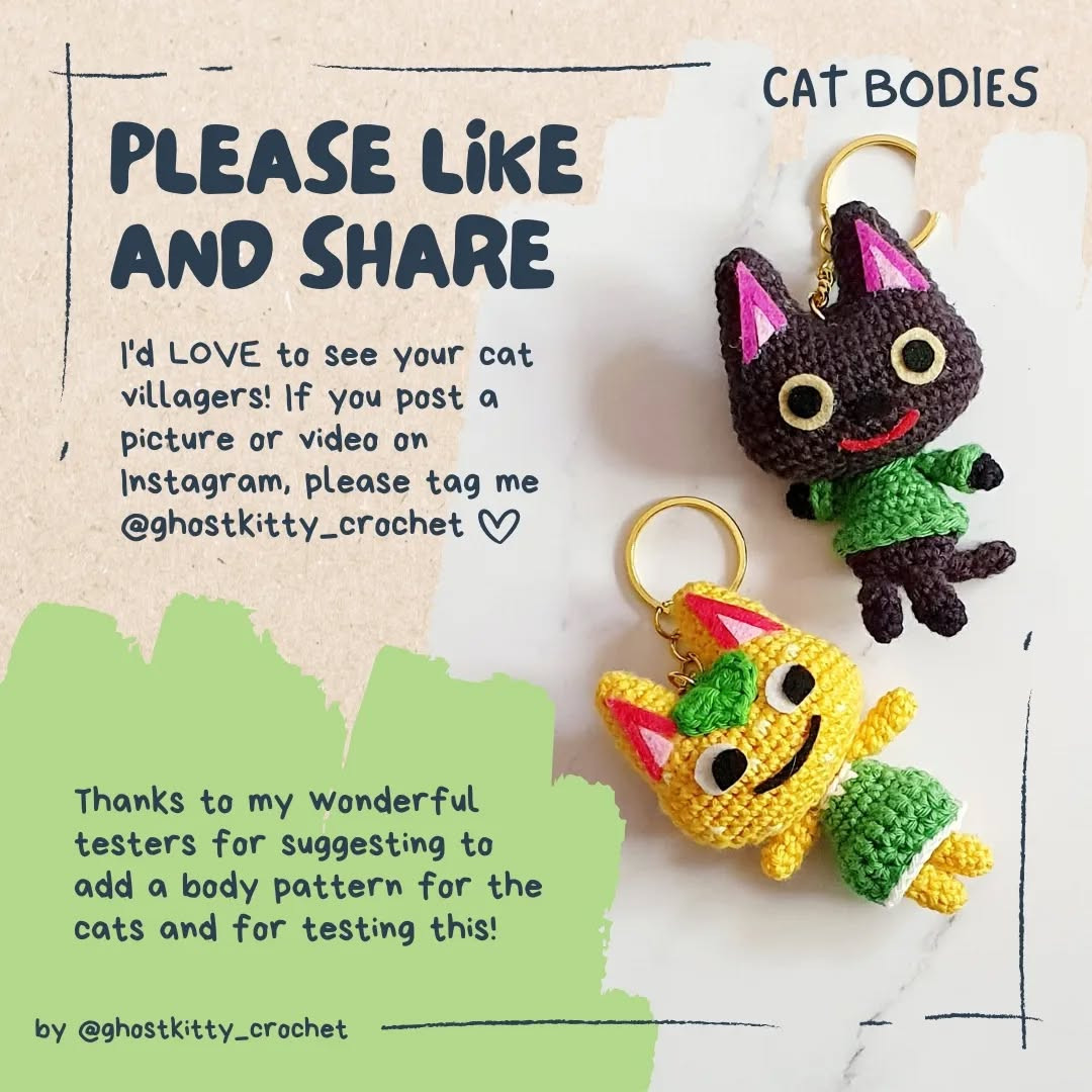 ✨️ ANIMAL CROSSING CAT BODIES✨️