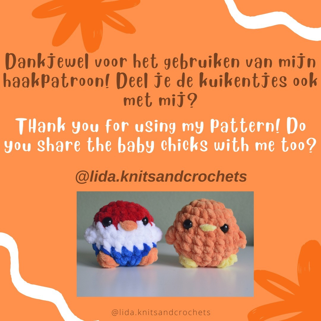 baby chicks free crochet pattern