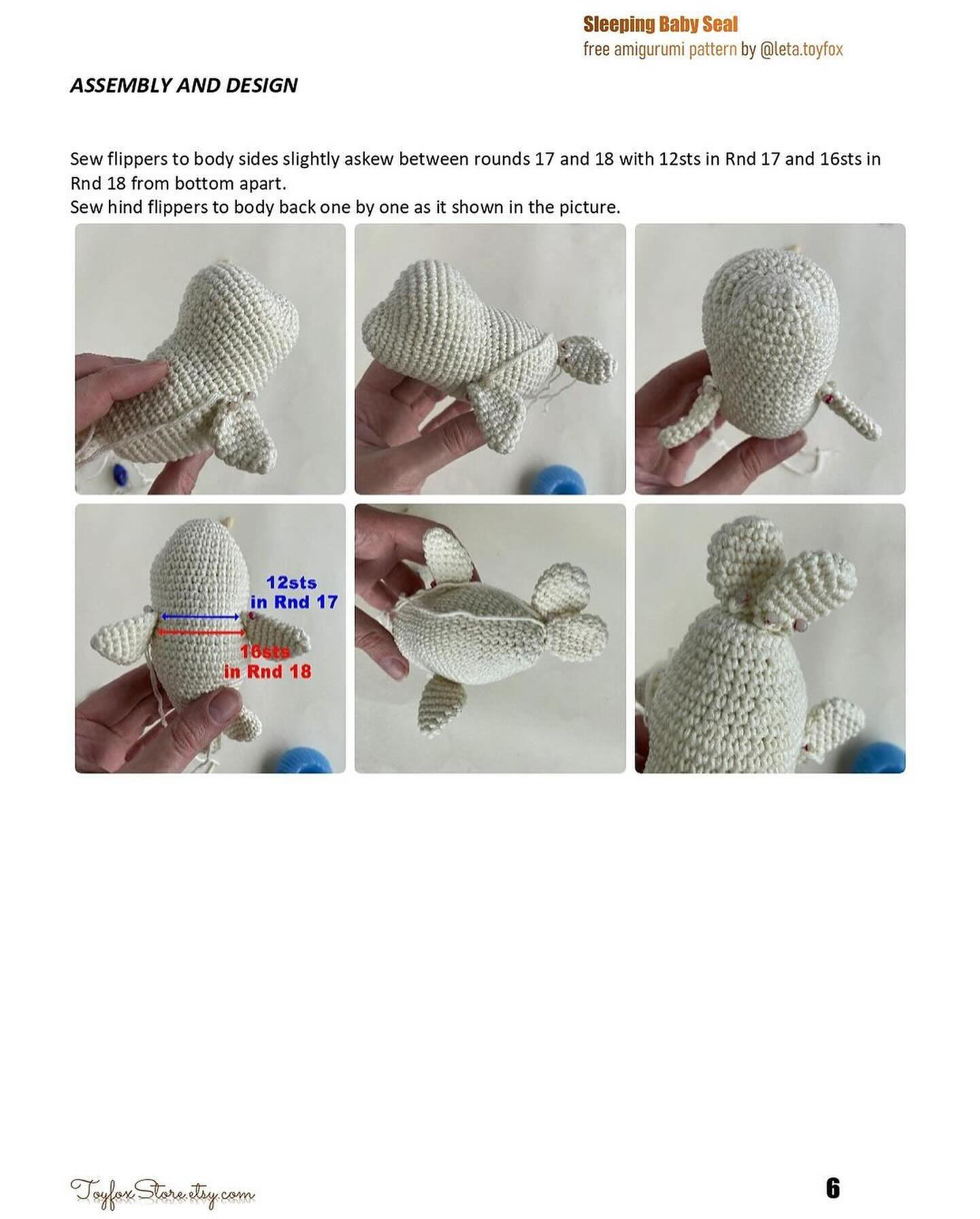 baby seal free crochet pattern