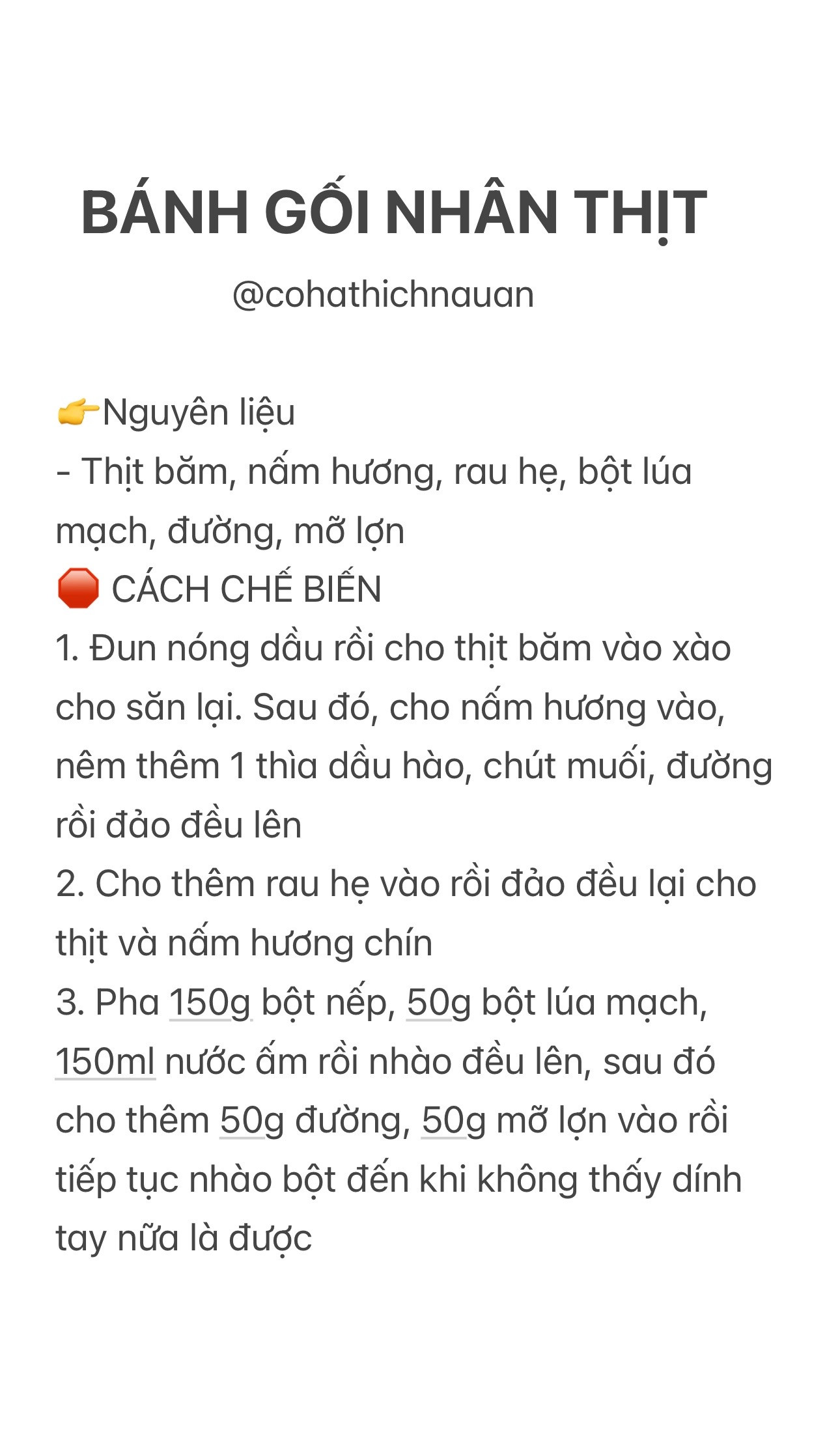 Bánh gối nhân thịt