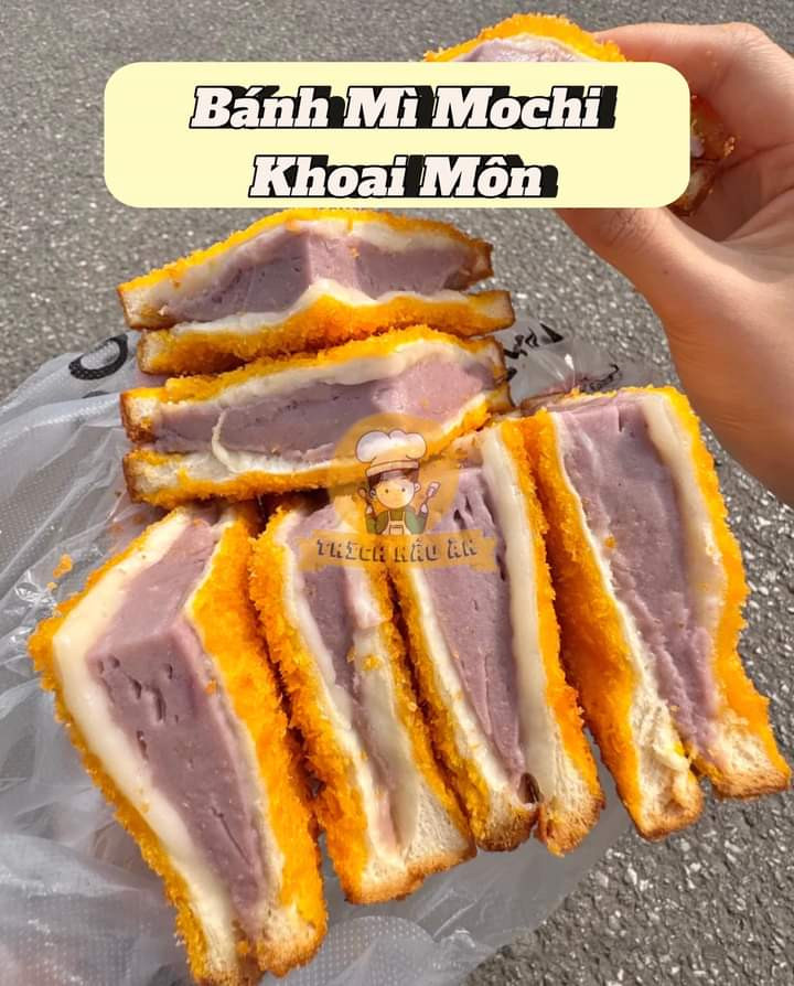 bánh phô mai, bánh lá dứa phô mai, bánh mì mochi khoai lang