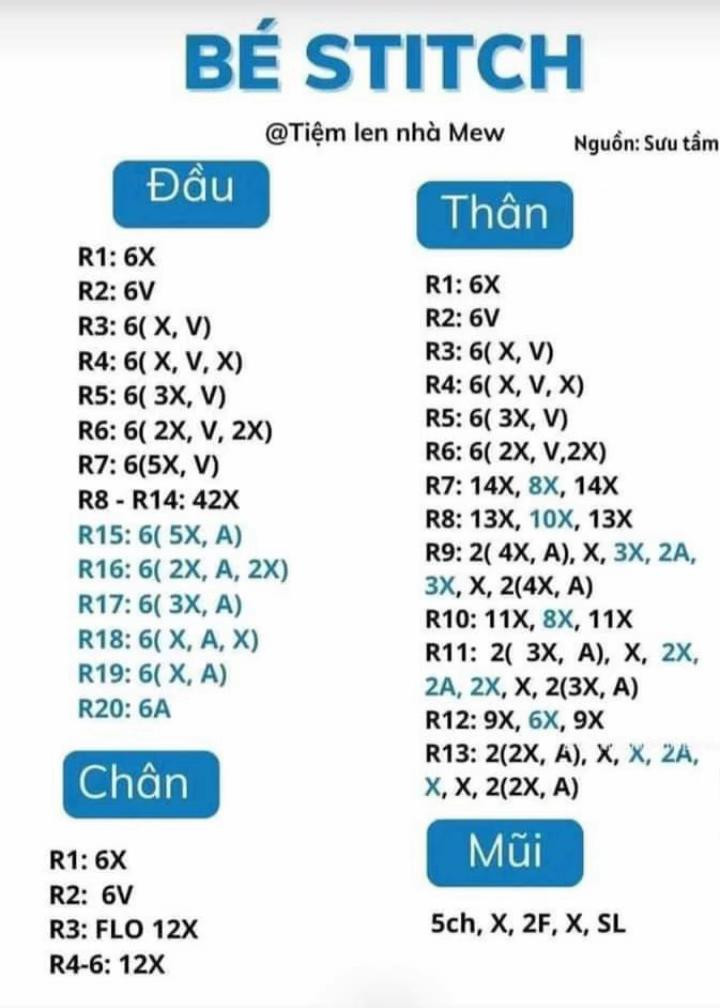 bé stitch xinh size to, lớn, khổng lồ.