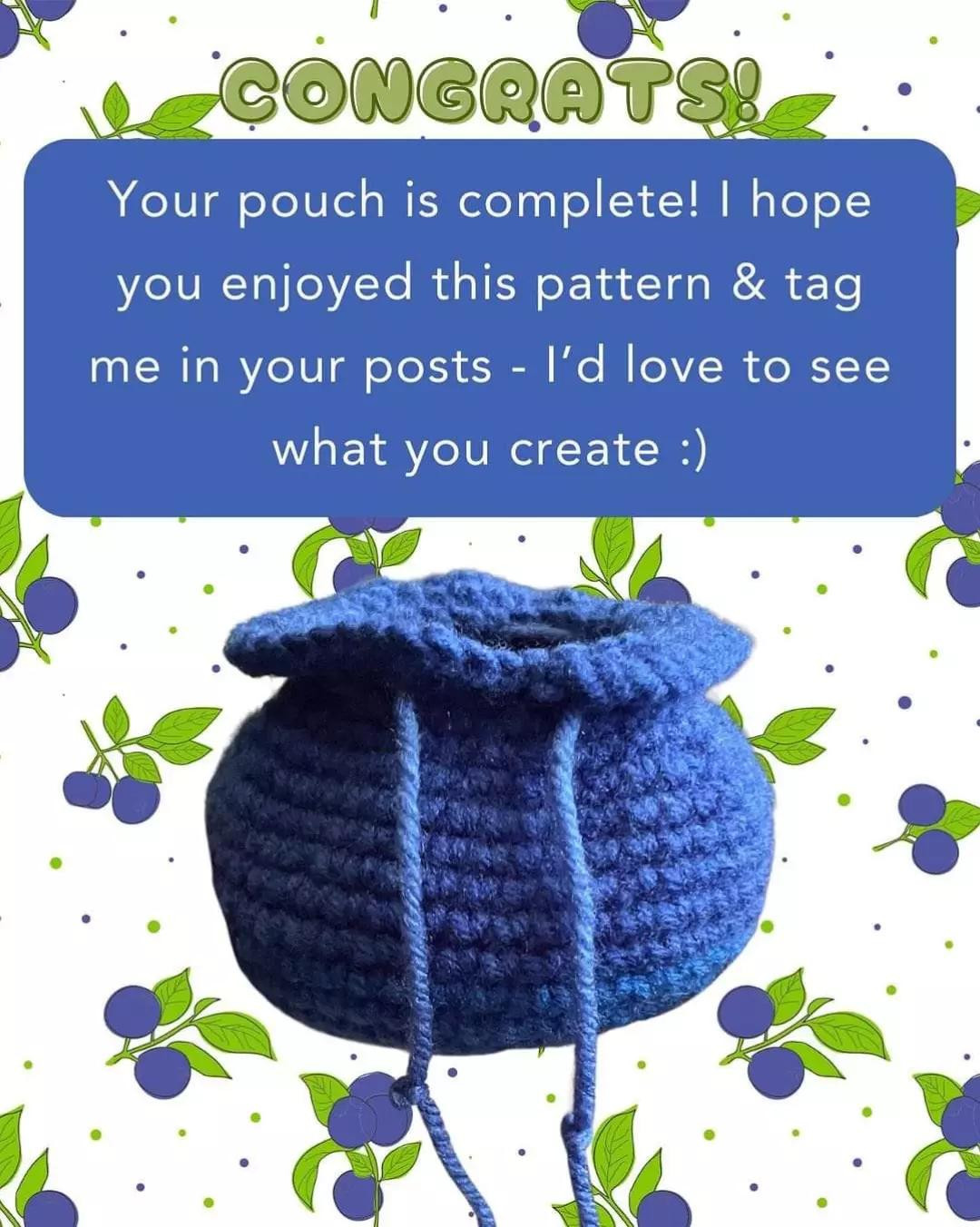 berry coin purse free pattern