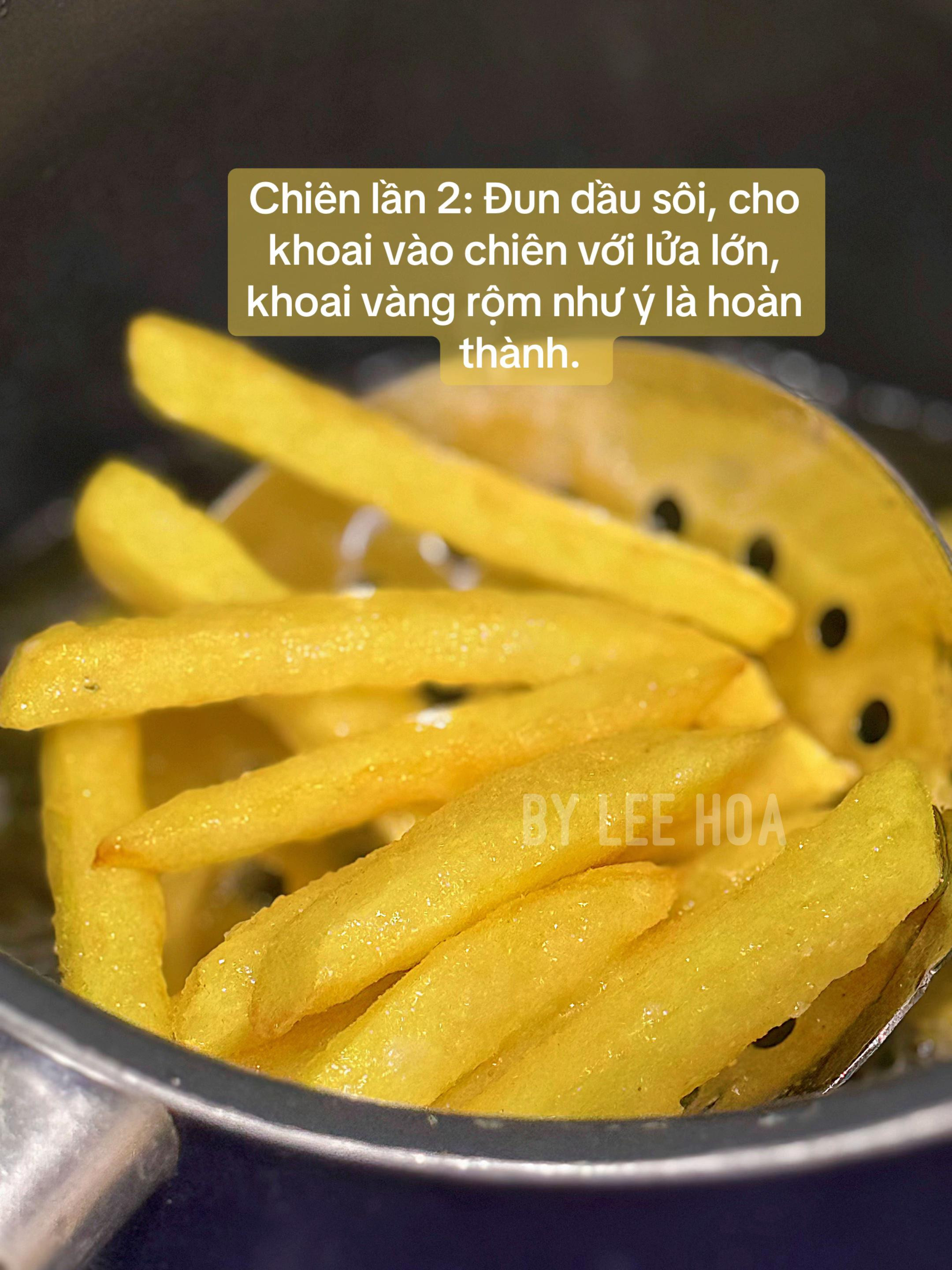 BÍ QUYẾT CHIÊN KHOAI TÂY