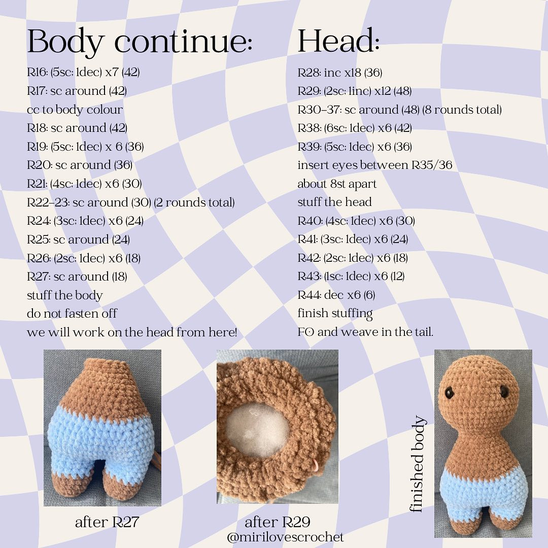 bobby the bear free pattern